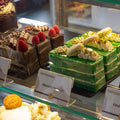 Cake Displays in the Store Banner