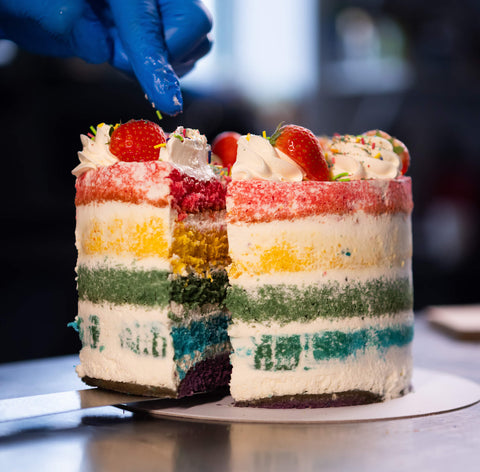 Rainbow Cakes