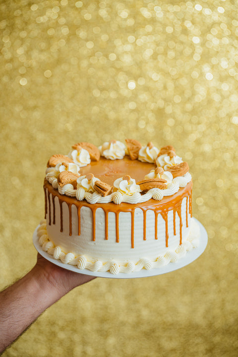 Caramel Lotus Biscoff Cakes