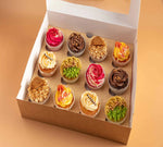 12 Assorted Cupcakes in a box