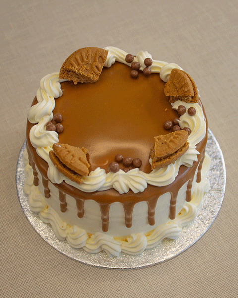 Caramel Lotus Biscoff Bento Cake