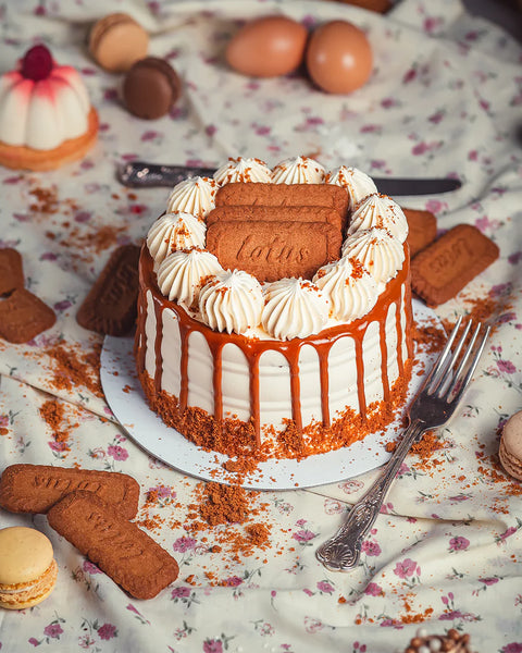 6" Mini Caramel Lotus Biscoff Cake - Starbake Patisseries