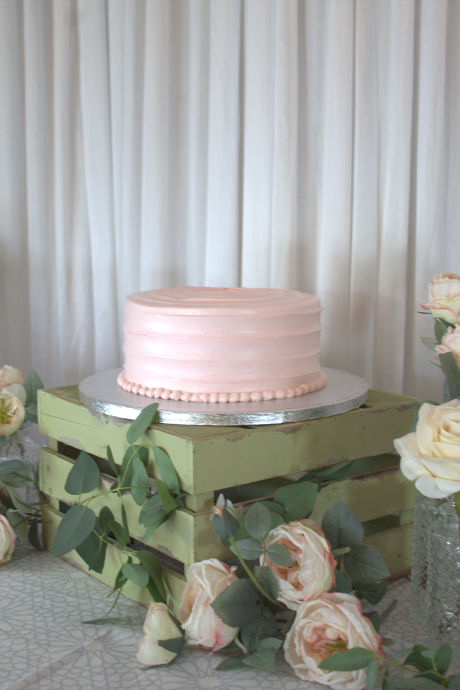 Classic Pink Wedding Cake