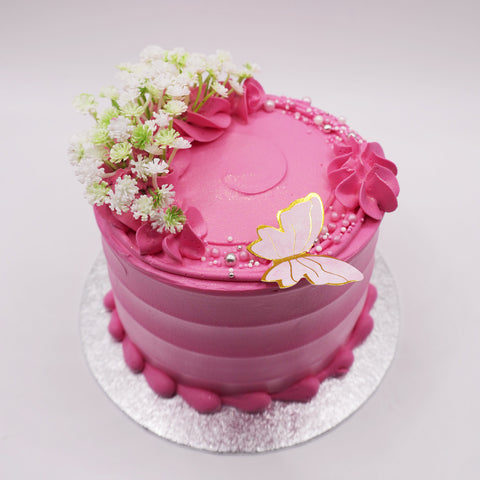 Butterfly Dream Bento Cake (Pink)