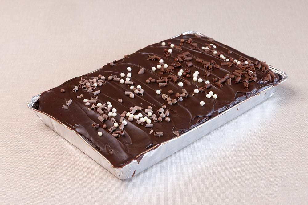 Chocolate Pudding Tray Bake
