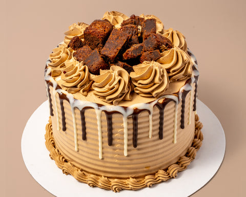 6" Loaded Brownie Drip Cake