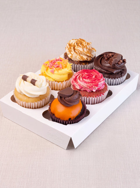 6 Assorted Cupcakes