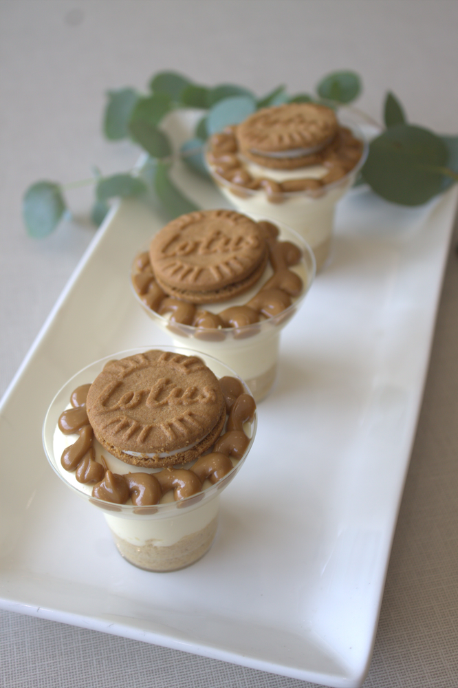 Mini Cheesecakes: Lotus Biscoff (18pcs)