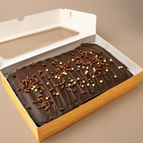 Chocolate Pudding Tray Bake