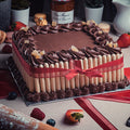 White Finger Fudge Cake - Starbake Patisseries