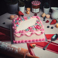 Floral Fresh Cream Cake - Starbake Patisseries