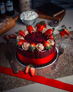 Red Chocolate Marble Cake - Starbake Patisseries