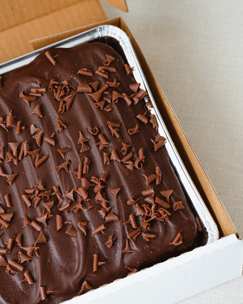 Chocolate Pudding Traybake